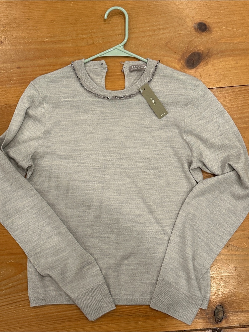 JCREW NWT Festive Embellished sweater